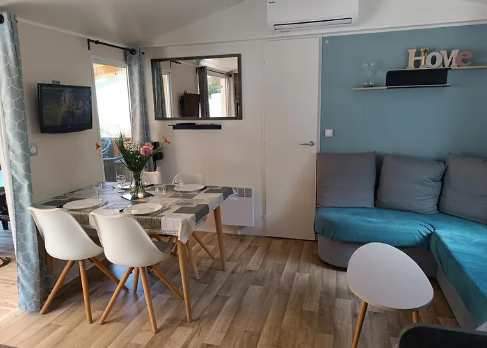 Mobil-home Confort Mar Estang A En Roussillon Camping